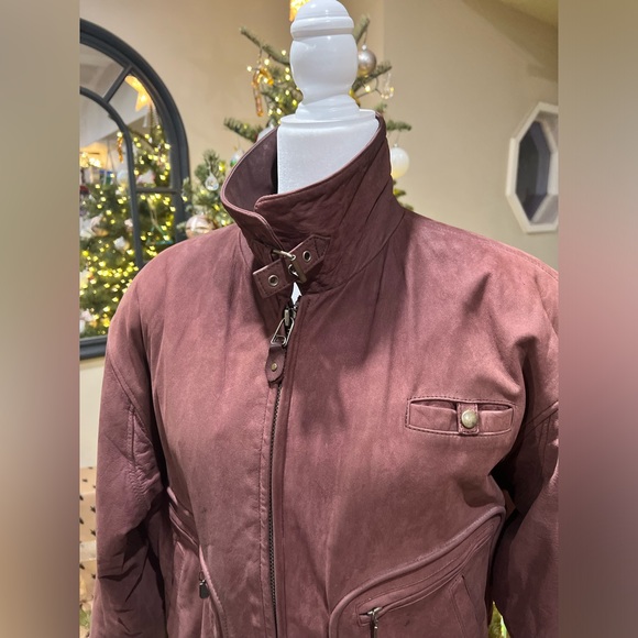 Vintage Leather Aviator Bomber Style Jacket - Picture 3 of 10